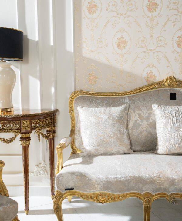 Royal Ivory Settee - Image 3
