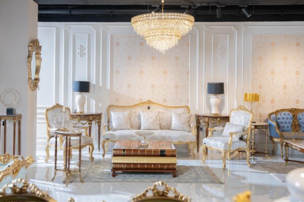 Royal Ivory Settee - Image 2