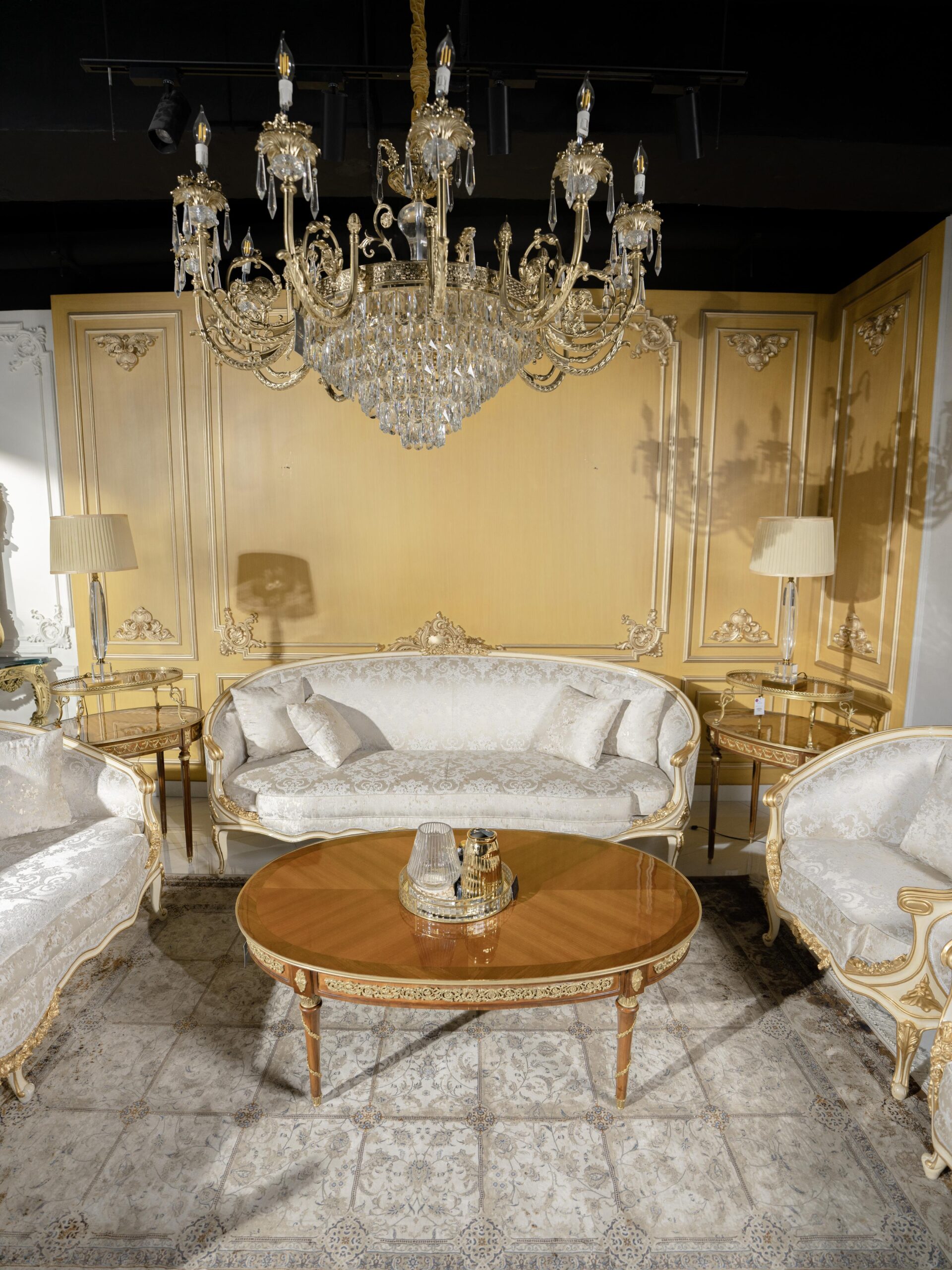 Vintage French Giltwood Seating Ensemble - Image 3
