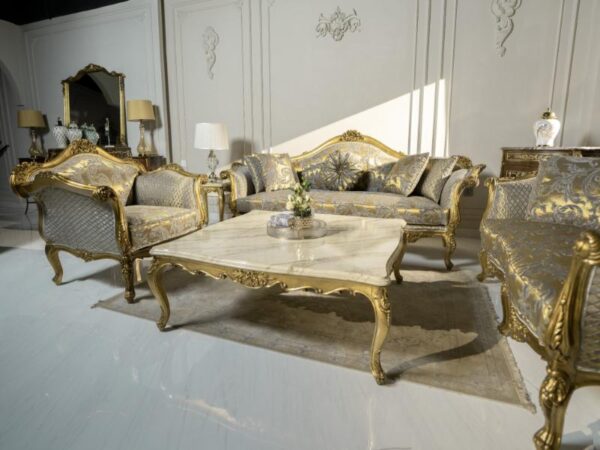 Monarch Rococo Living Room Ensemble - Image 3