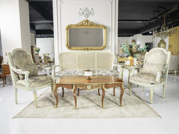 Aangan Cane Settee