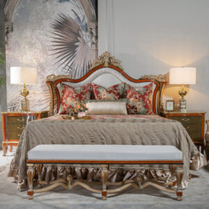 Luxe Crowned Comfort Bed
