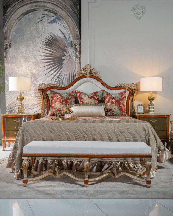 Luxe Crowned Comfort Bed