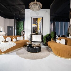 Cinnamon Curvello lounge set