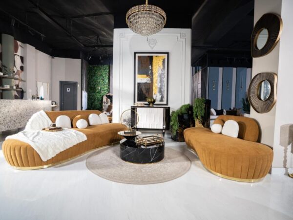 Cinnamon Curvello lounge set