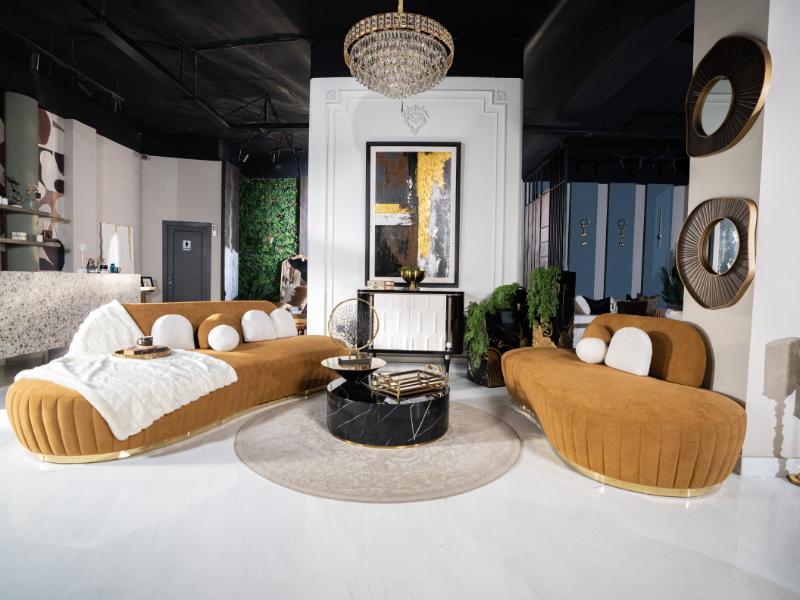 Cinnamon Curvello lounge set