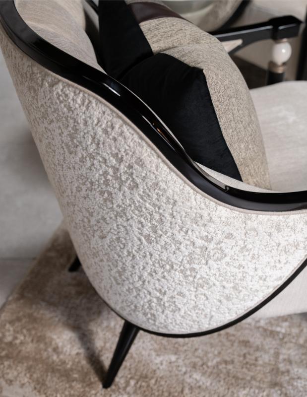 Twin Curvilinear Armchairs - Image 2