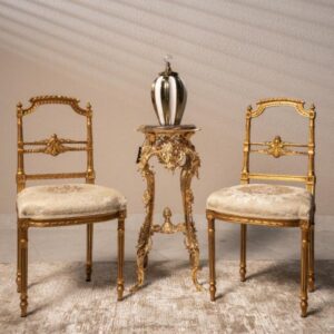 Louis XVI Regal Gold Chair