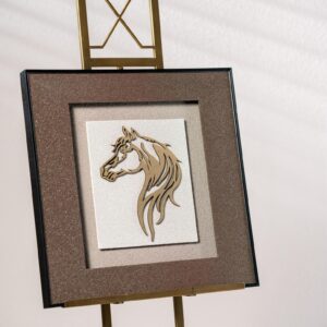 Golden Horse Silhouette