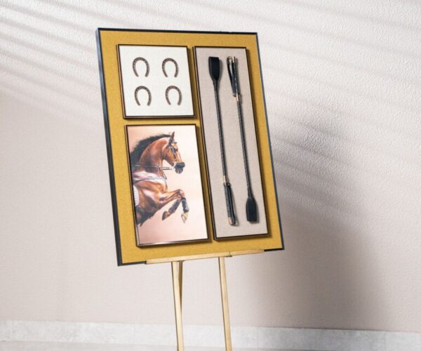 Equestrian Shadow Box Frame.