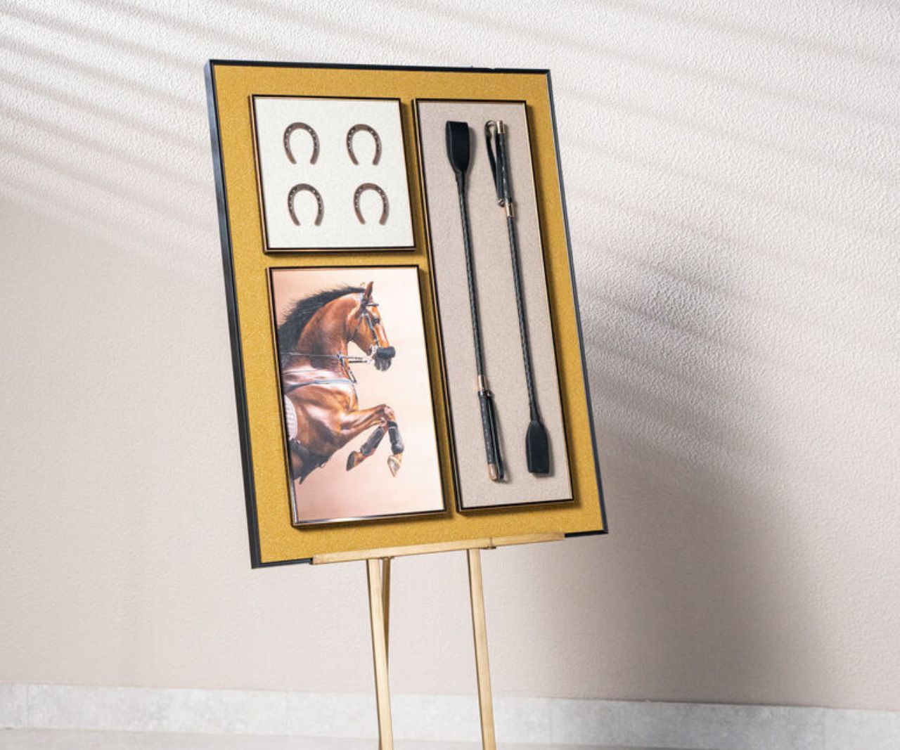 Equestrian Shadow Box Frame.