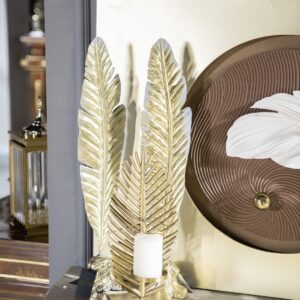 Feathered Candle Holder